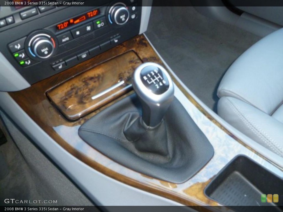 Gray Interior Transmission for the 2008 BMW 3 Series 335i Sedan #42384551