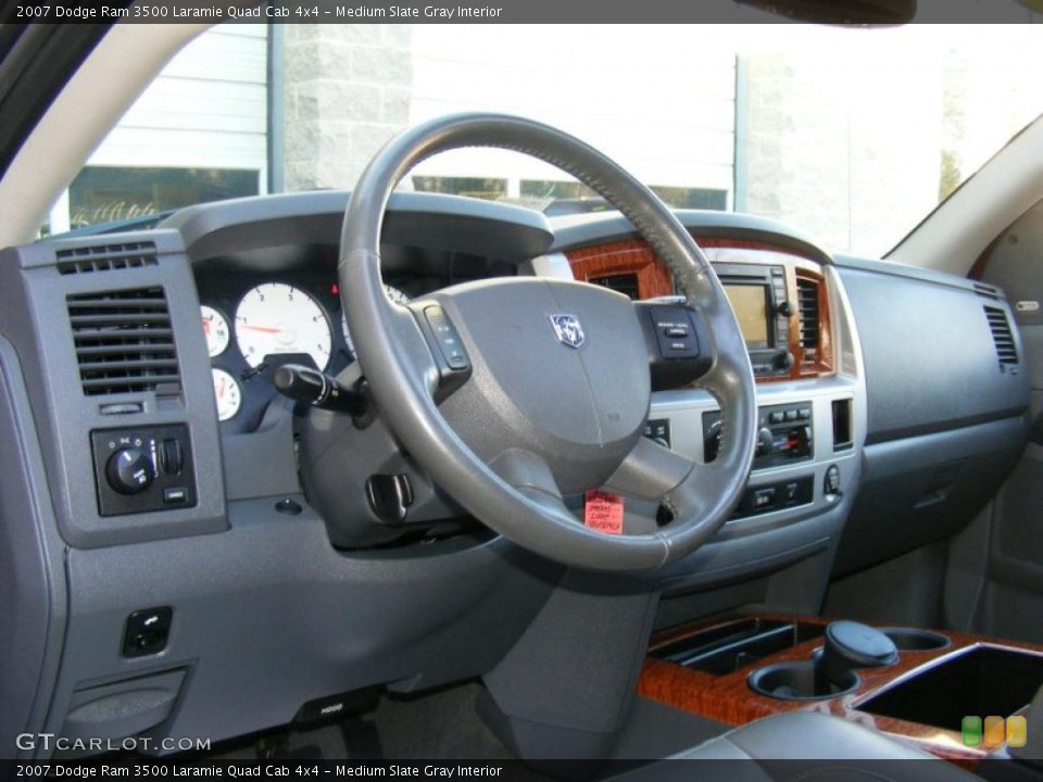Medium Slate Gray Interior Photo for the 2007 Dodge Ram 3500 Laramie Quad Cab 4x4 #42385079