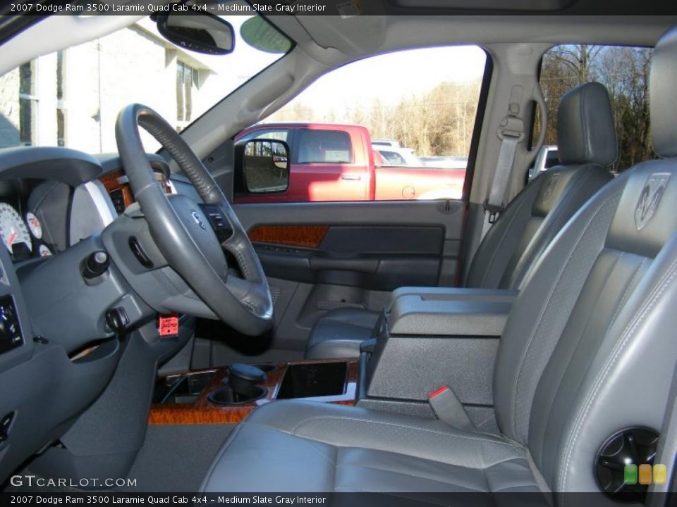 Medium Slate Gray Interior Photo for the 2007 Dodge Ram 3500 Laramie Quad Cab 4x4 #42385095
