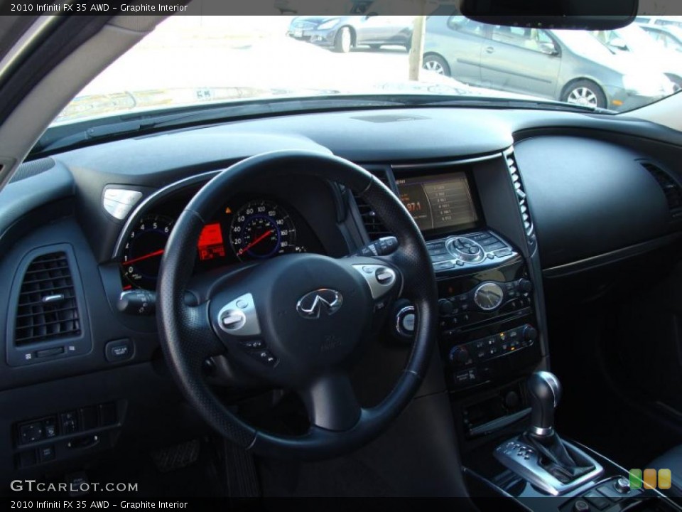Graphite Interior Dashboard for the 2010 Infiniti FX 35 AWD #42385237