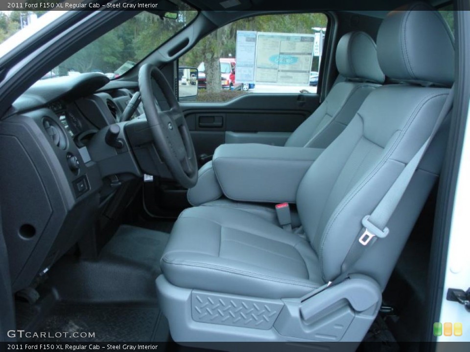 Steel Gray Interior Photo for the 2011 Ford F150 XL Regular Cab #42386979