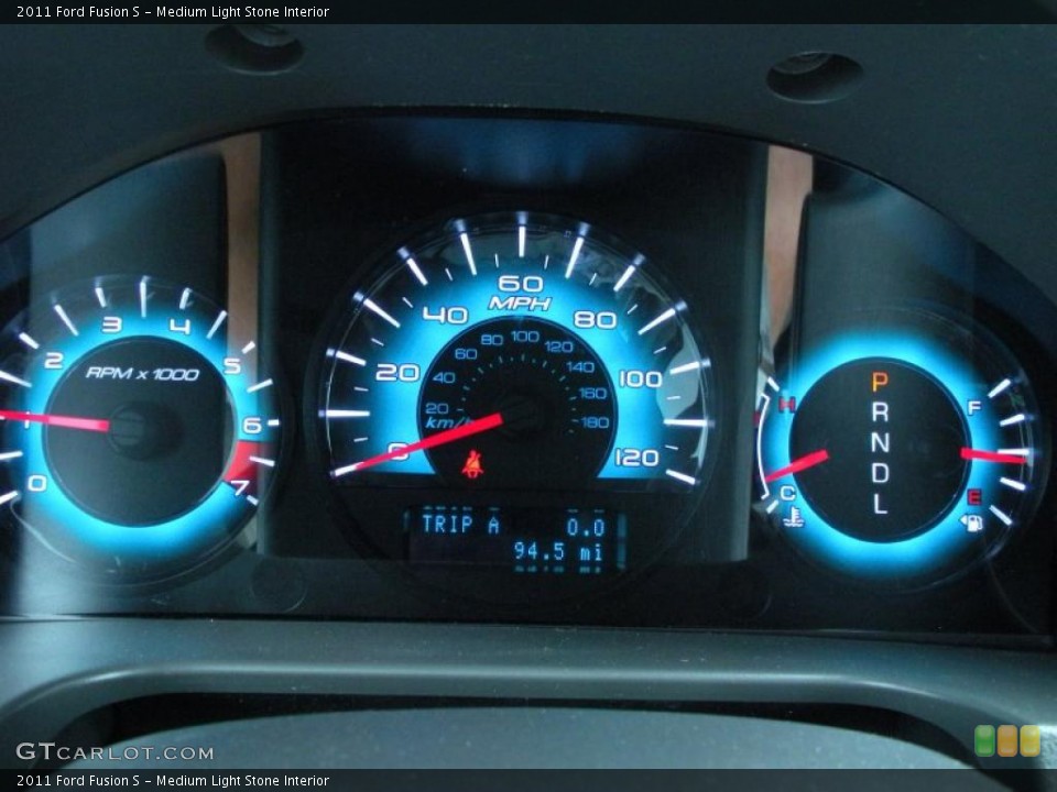 Medium Light Stone Interior Gauges for the 2011 Ford Fusion S #42387219