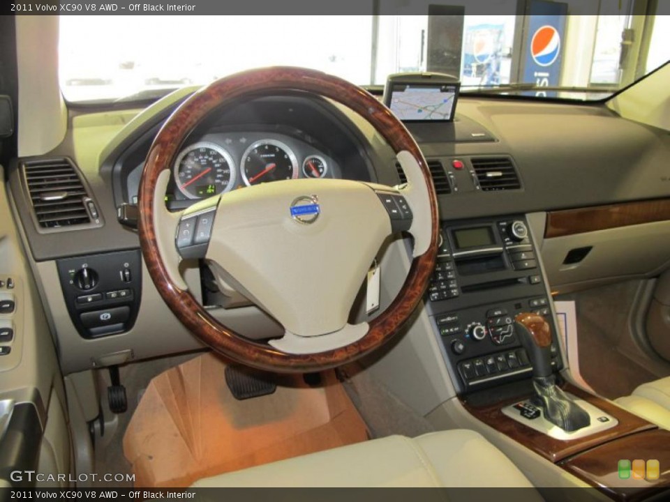 Off Black Interior Prime Interior for the 2011 Volvo XC90 V8 AWD #42388223