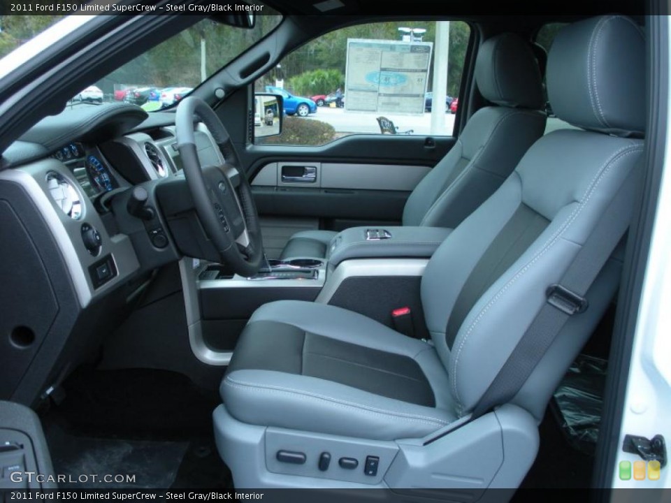 Steel Gray/Black Interior Photo for the 2011 Ford F150 Limited SuperCrew #42388227