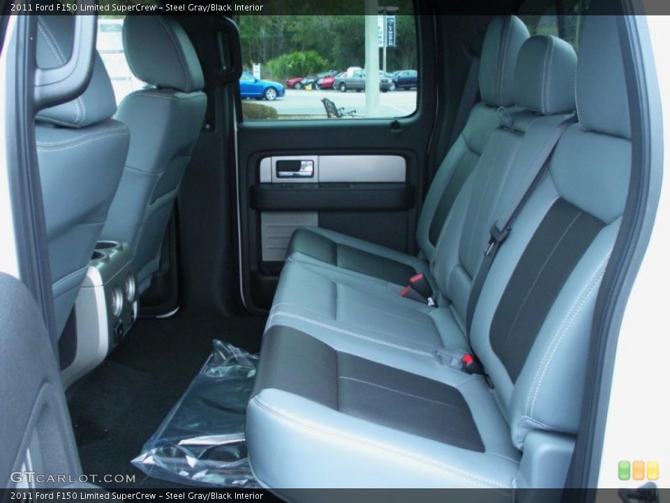 Steel Gray/Black Interior Photo for the 2011 Ford F150 Limited SuperCrew #42388240