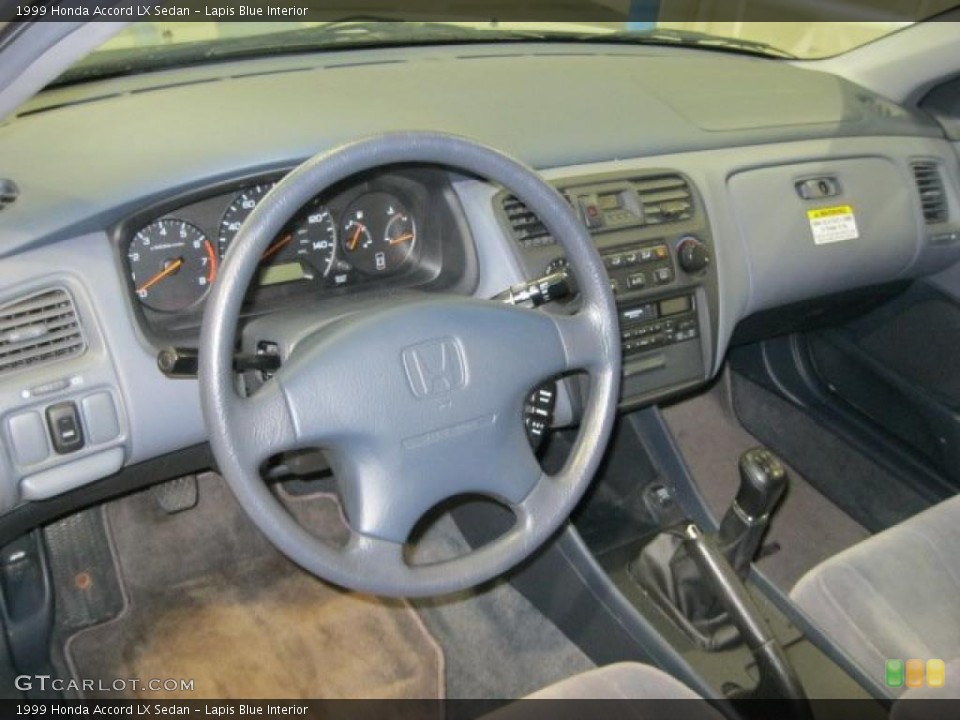 Lapis Blue 1999 Honda Accord Interiors