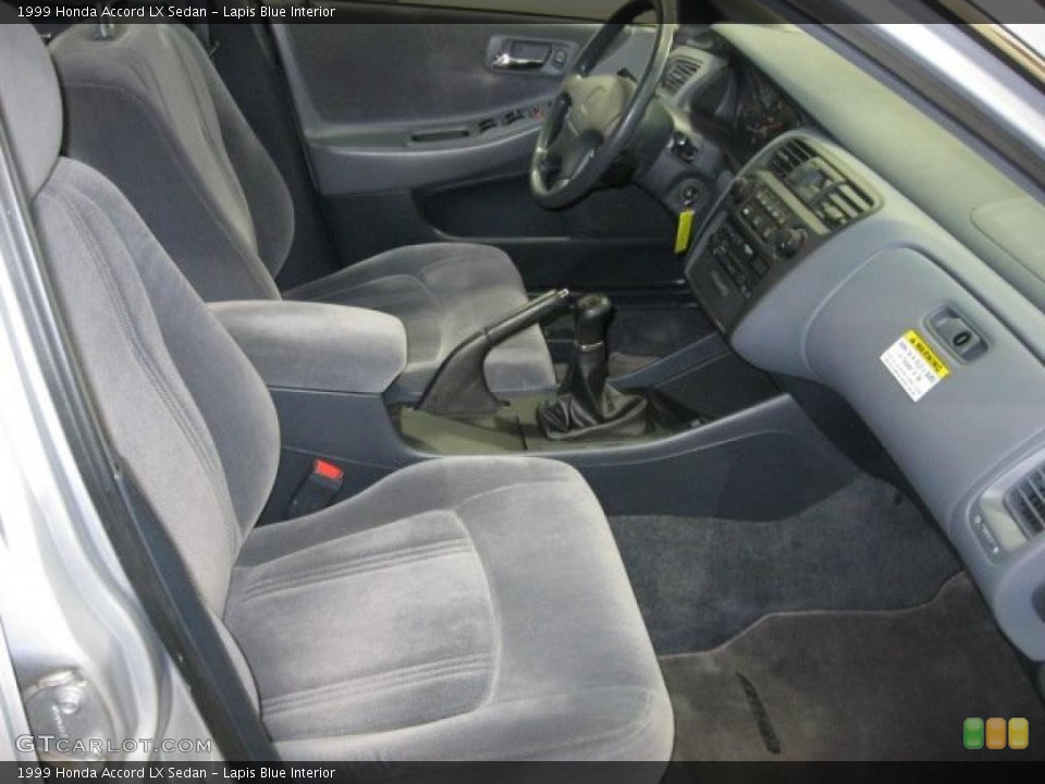 Lapis Blue Interior Photo For The 1999 Honda Accord Lx Sedan