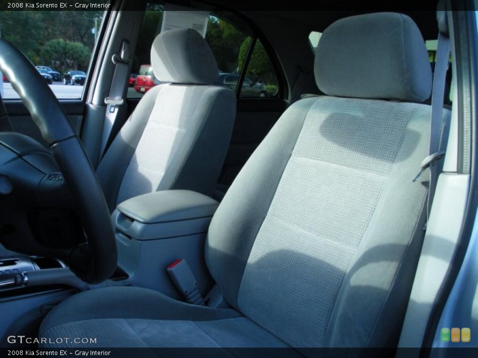 Gray Interior Photo for the 2008 Kia Sorento EX #42388955