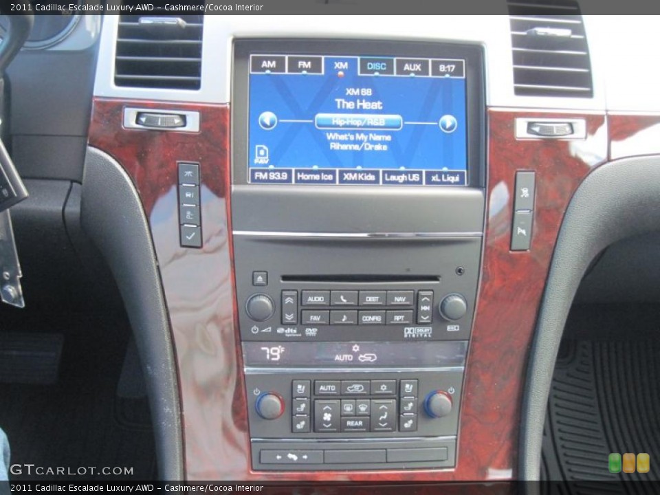 Cashmere/Cocoa Interior Controls for the 2011 Cadillac Escalade Luxury AWD #42389345