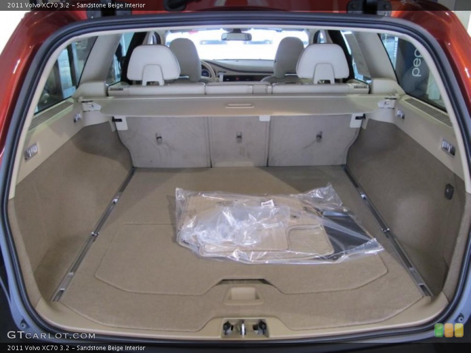 Sandstone Beige Interior Trunk for the 2011 Volvo XC70 3.2 #42389551