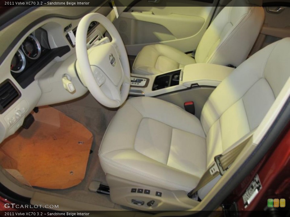 Sandstone Beige Interior Photo for the 2011 Volvo XC70 3.2 #42389635