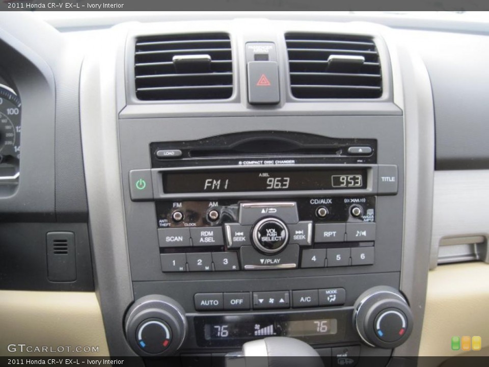Ivory Interior Controls for the 2011 Honda CR-V EX-L #42390015