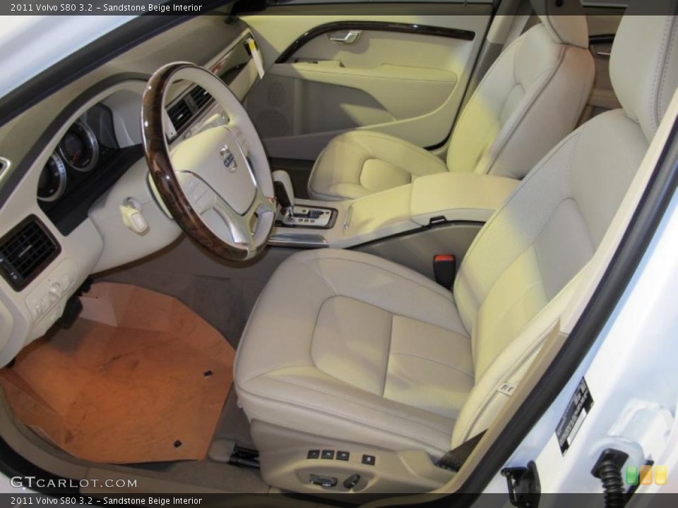 Sandstone Beige Interior Photo for the 2011 Volvo S80 3.2 #42390359