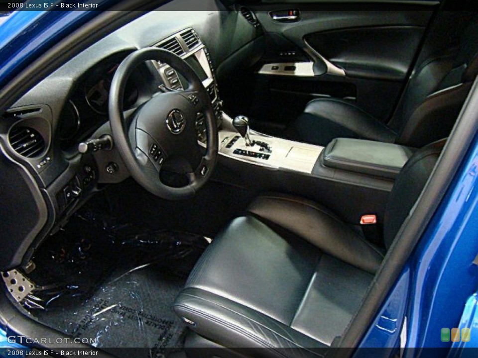 Black Interior Photo for the 2008 Lexus IS F #42391326