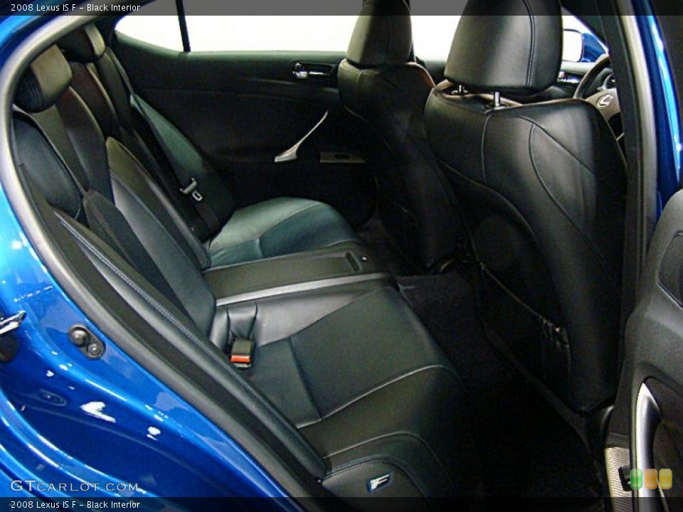 Black Interior Photo for the 2008 Lexus IS F #42391403