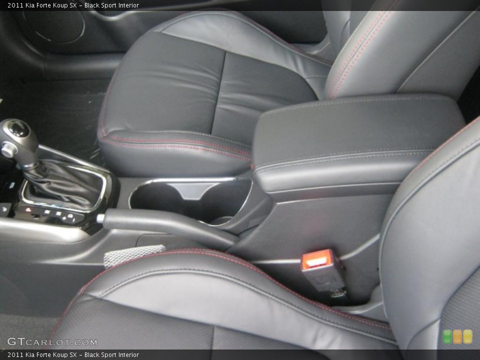 Black Sport Interior Photo for the 2011 Kia Forte Koup SX #42392227
