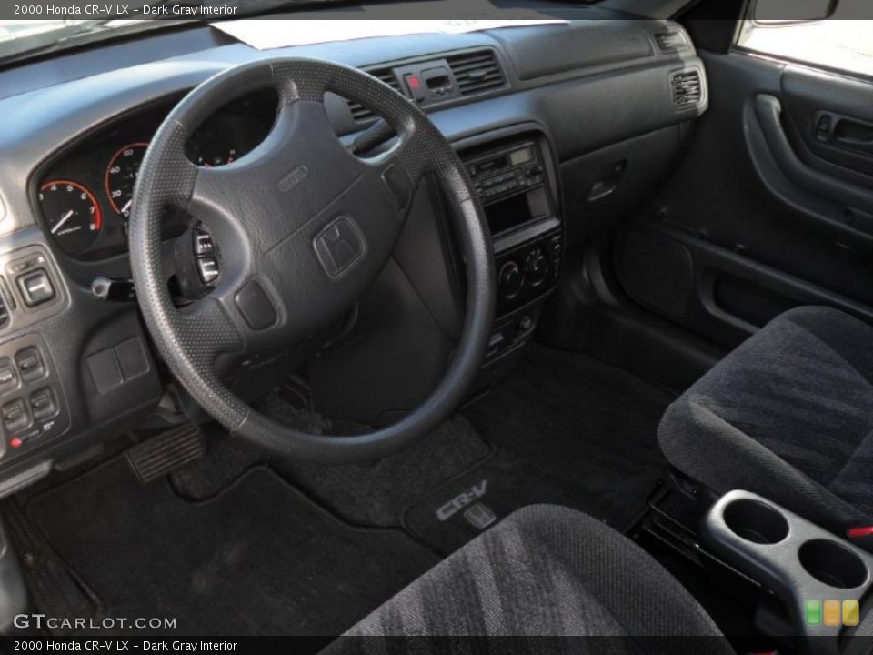 Dark Gray 2000 Honda CR-V Interiors