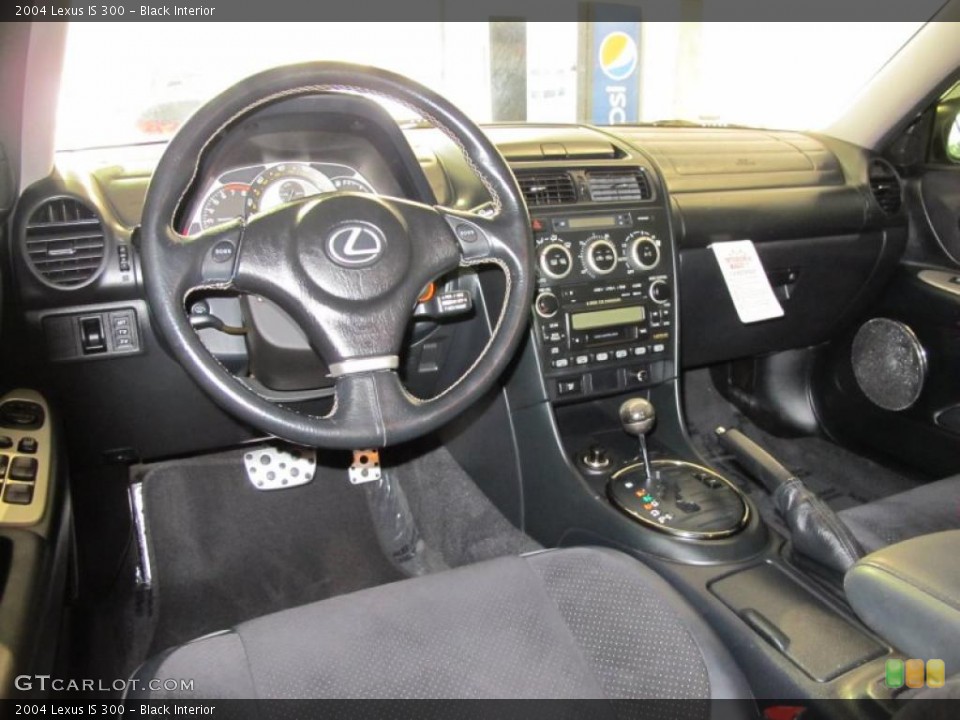 Black Interior Dashboard for the 2004 Lexus IS 300 #42393231