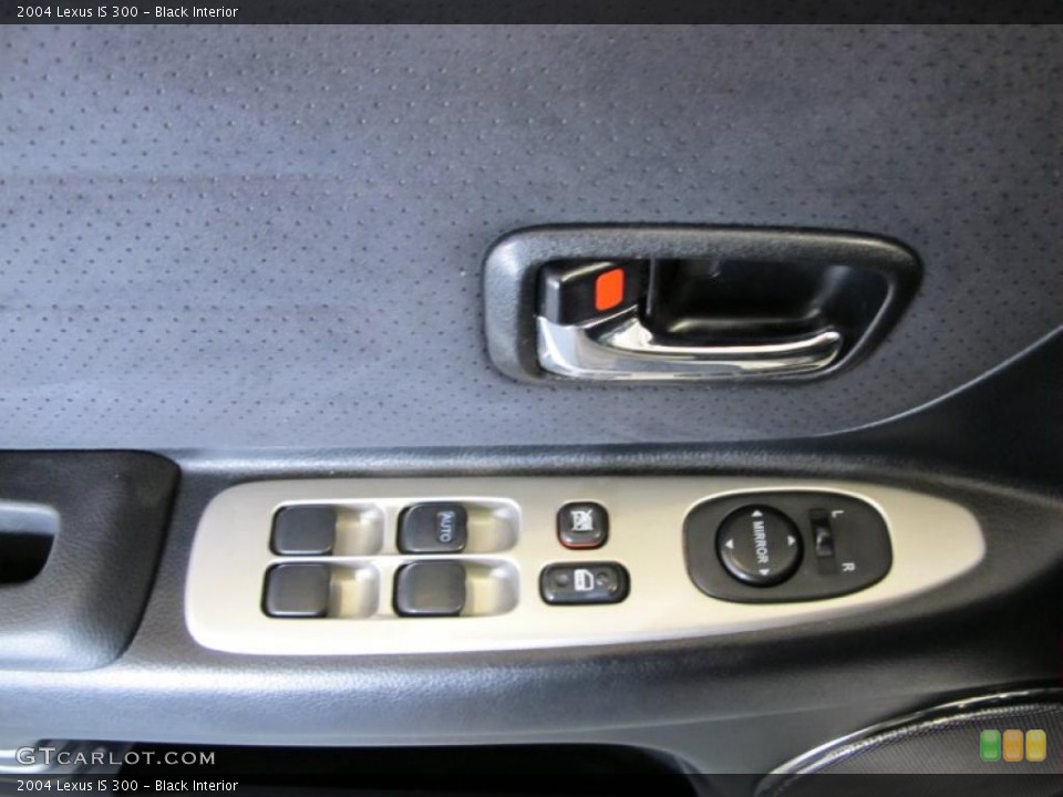 Black Interior Controls for the 2004 Lexus IS 300 #42393268