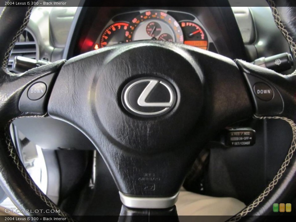 Black Interior Steering Wheel for the 2004 Lexus IS 300 #42393299