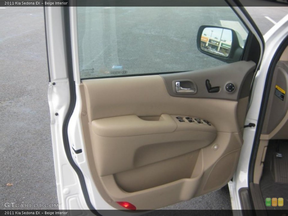 Beige Interior Door Panel for the 2011 Kia Sedona EX #42393483