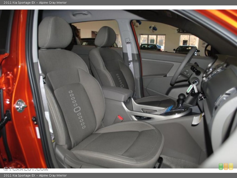 Alpine Gray Interior Photo for the 2011 Kia Sportage EX #42397431