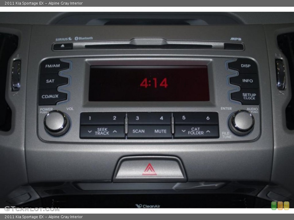 Alpine Gray Interior Controls for the 2011 Kia Sportage EX #42397631