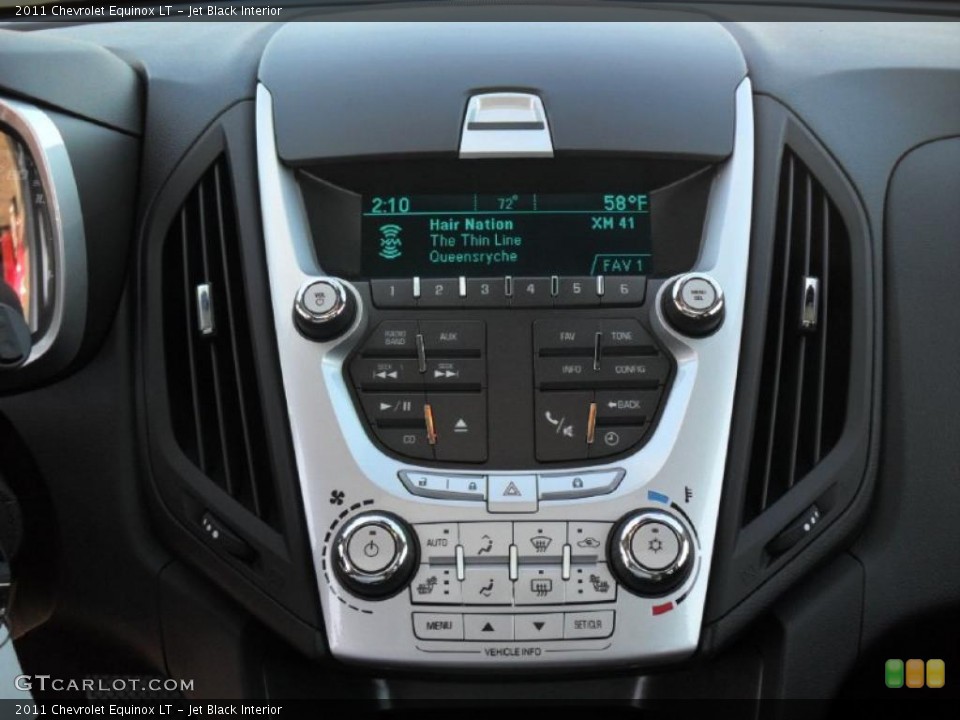 Jet Black Interior Controls for the 2011 Chevrolet Equinox LT #42399171