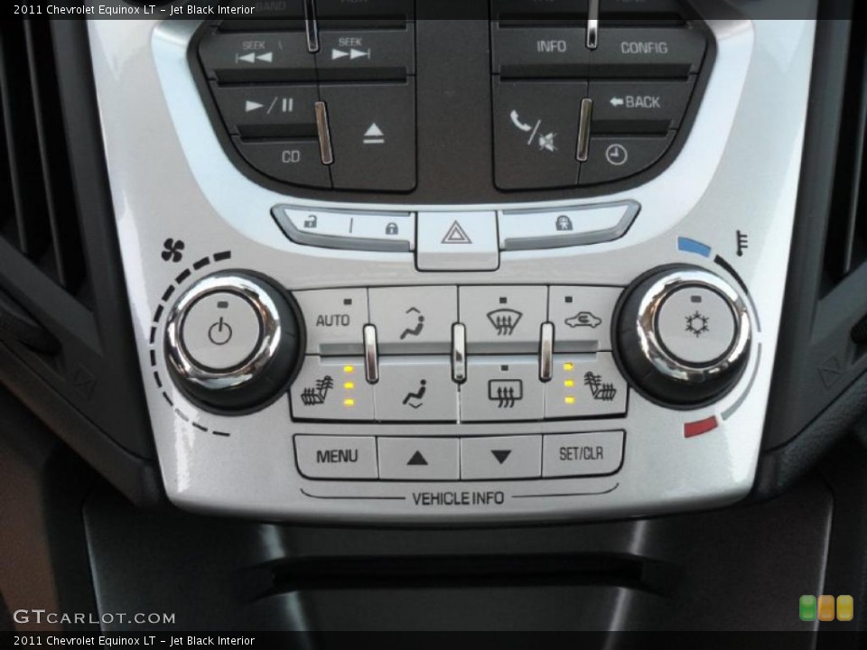 Jet Black Interior Controls for the 2011 Chevrolet Equinox LT #42399191