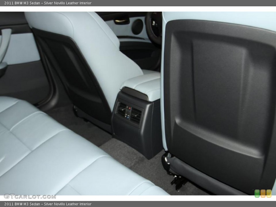Silver Novillo Leather Interior Photo for the 2011 BMW M3 Sedan #42399415