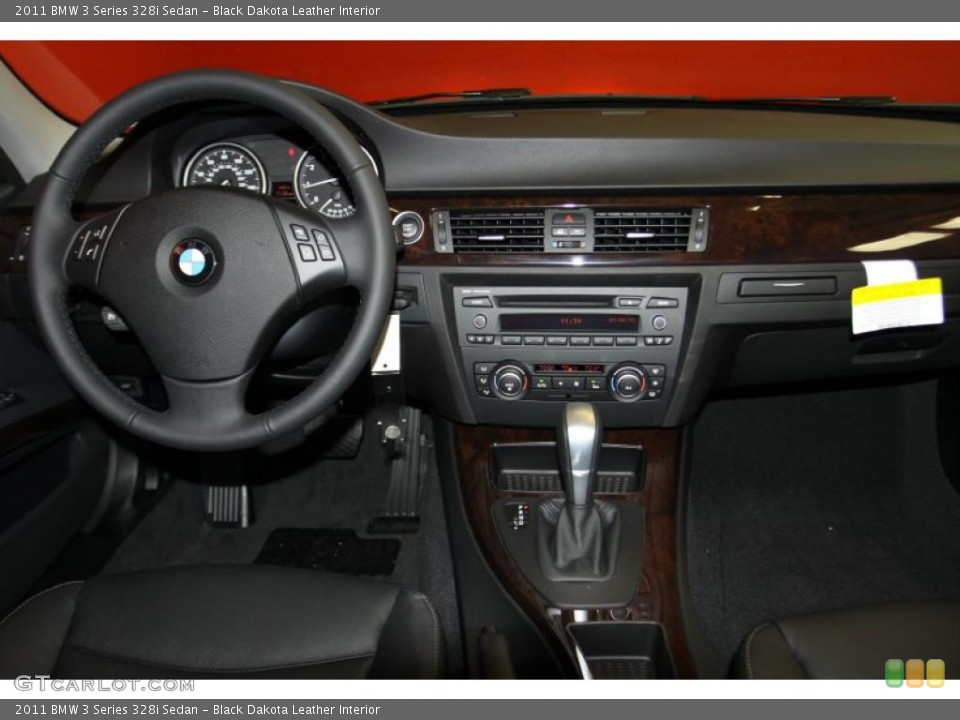 Black Dakota Leather Interior Photo for the 2011 BMW 3 Series 328i Sedan #42399879