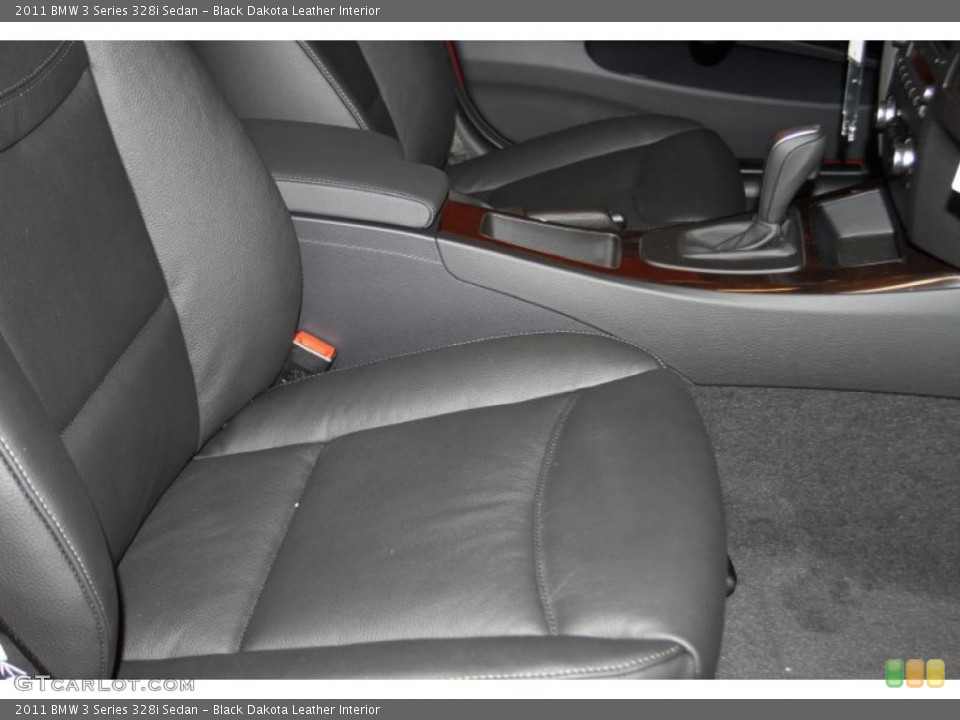 Black Dakota Leather Interior Photo for the 2011 BMW 3 Series 328i Sedan #42399992