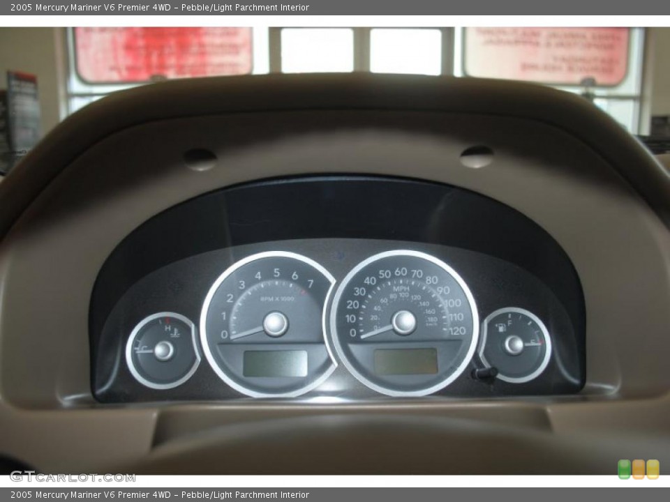 Pebble/Light Parchment Interior Gauges for the 2005 Mercury Mariner V6 Premier 4WD #42400871