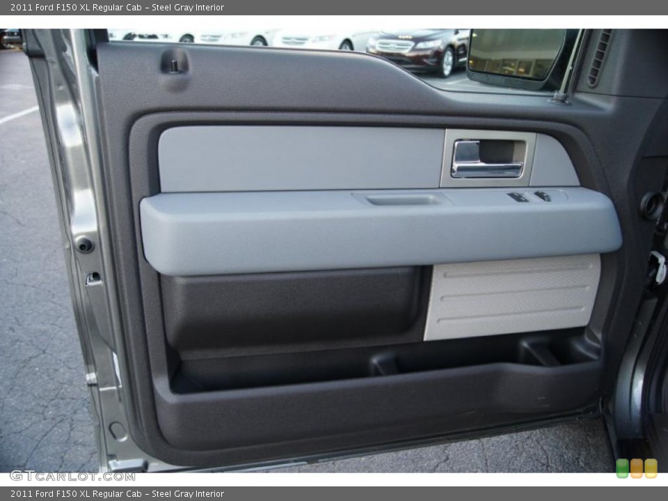 Steel Gray Interior Door Panel for the 2011 Ford F150 XL Regular Cab #42402932