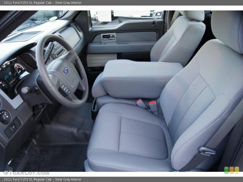 Steel Gray Interior Photo for the 2011 Ford F150 XL Regular Cab #42402971
