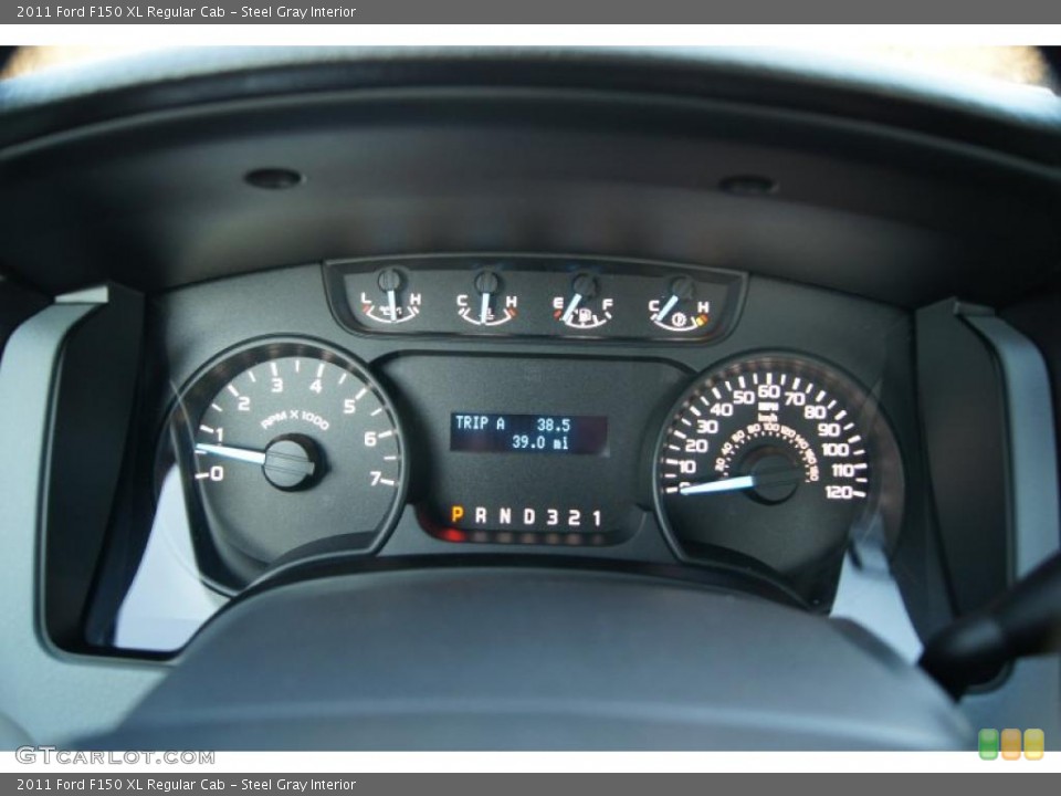 Steel Gray Interior Gauges for the 2011 Ford F150 XL Regular Cab #42402983