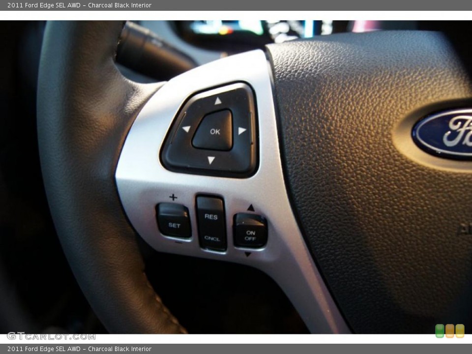 Charcoal Black Interior Controls for the 2011 Ford Edge SEL AWD #42404236