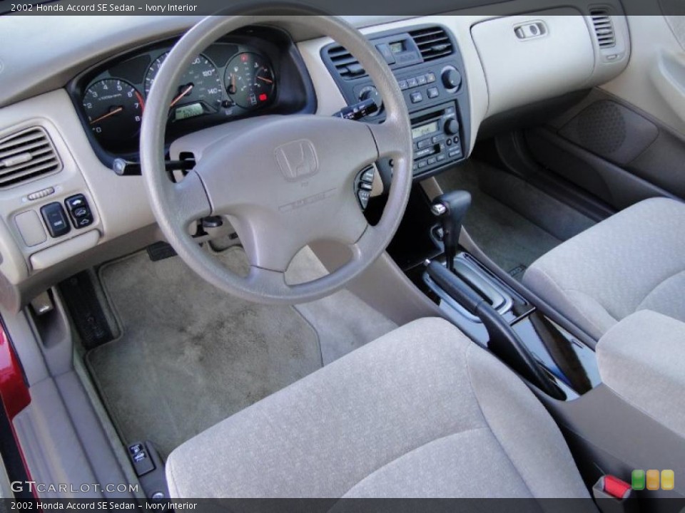 Ivory Interior Prime Interior for the 2002 Honda Accord SE Sedan #42404375