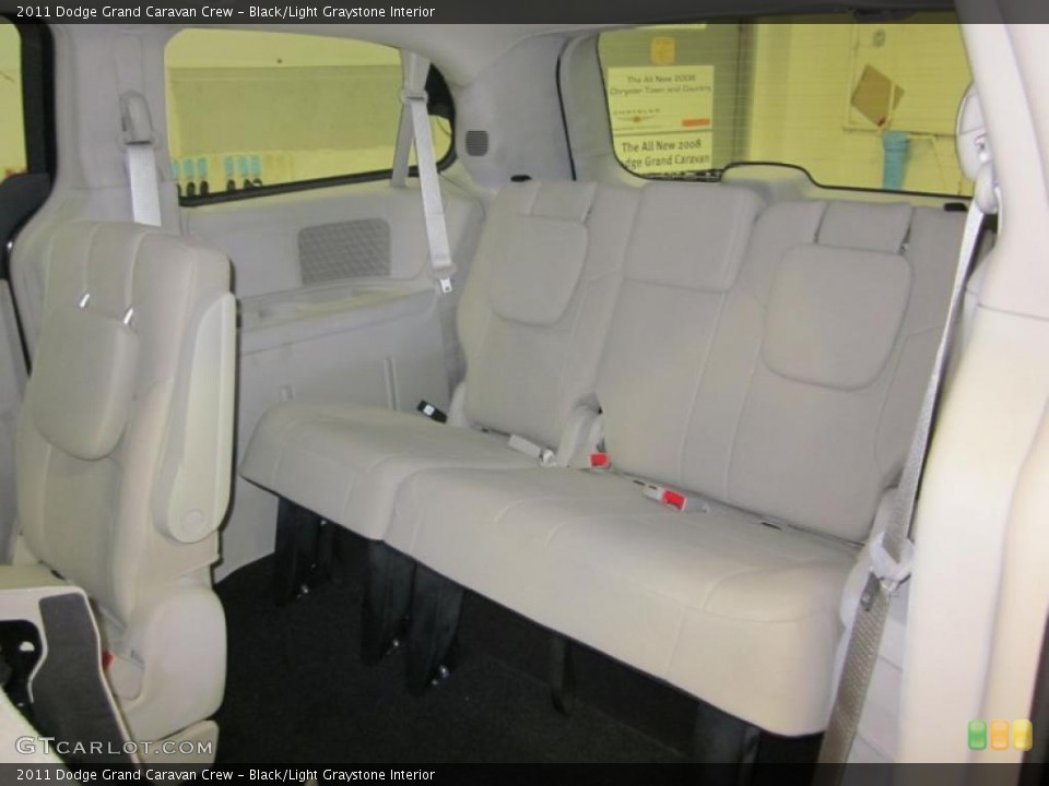 Black/Light Graystone Interior Photo for the 2011 Dodge Grand Caravan Crew #42407299