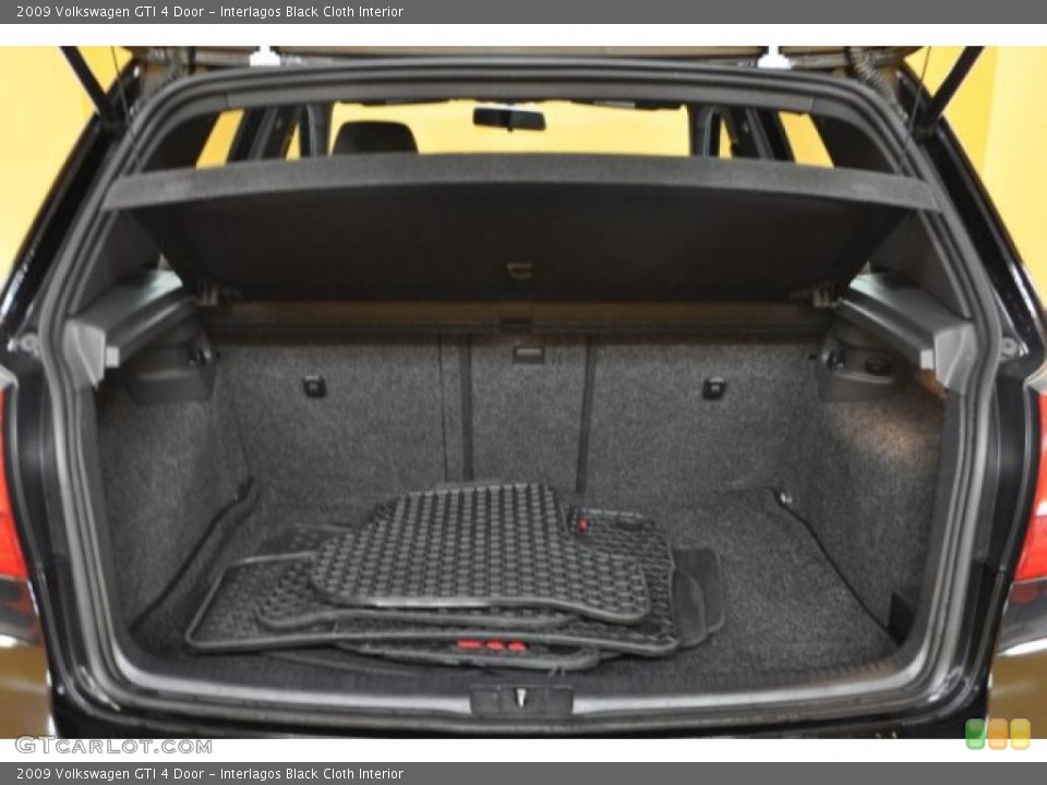 Interlagos Black Cloth Interior Trunk for the 2009 Volkswagen GTI 4 Door #42407323