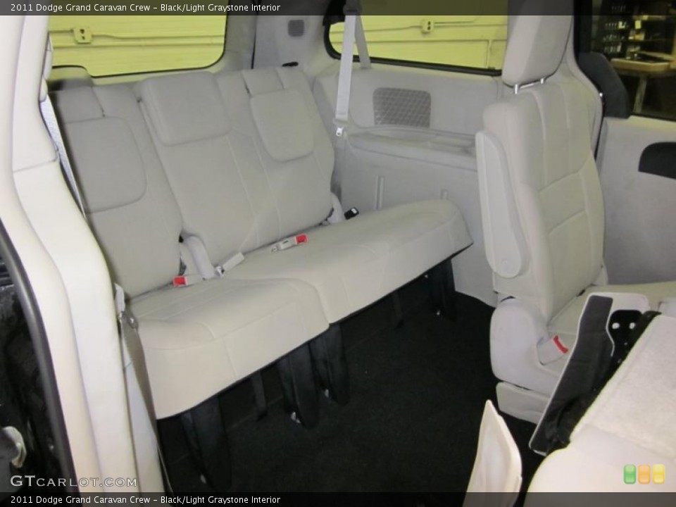 Black/Light Graystone Interior Photo for the 2011 Dodge Grand Caravan Crew #42407331