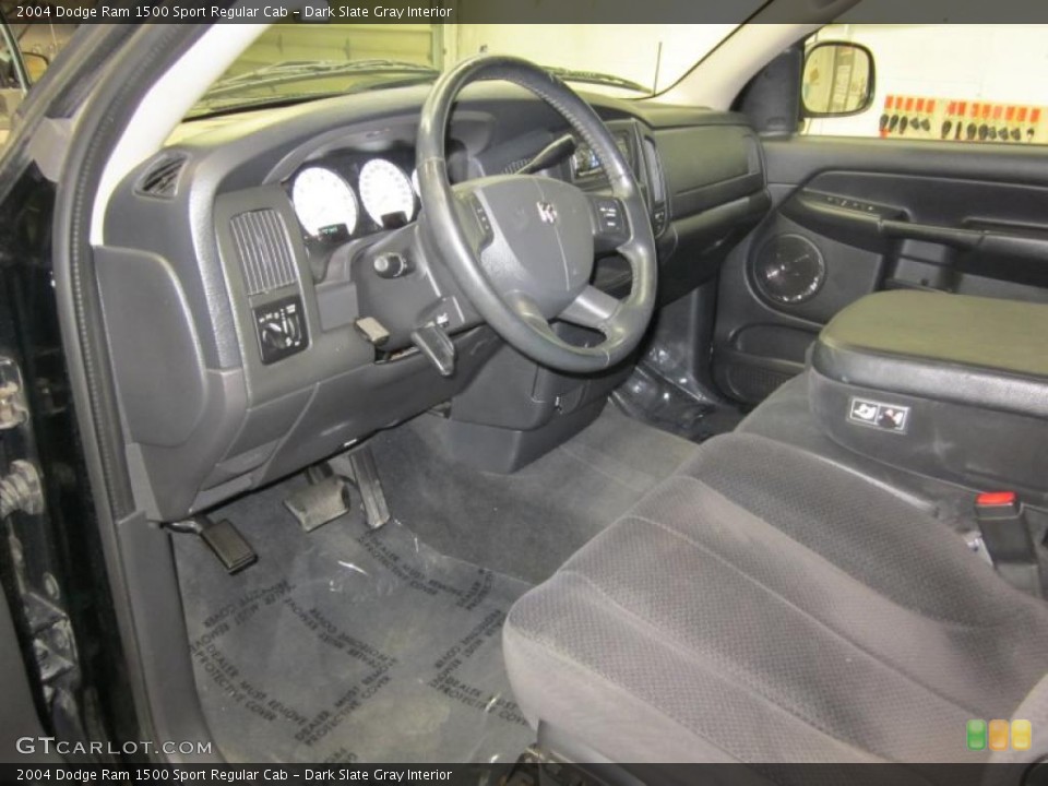 Dark Slate Gray Interior Photo for the 2004 Dodge Ram 1500 Sport Regular Cab #42407895