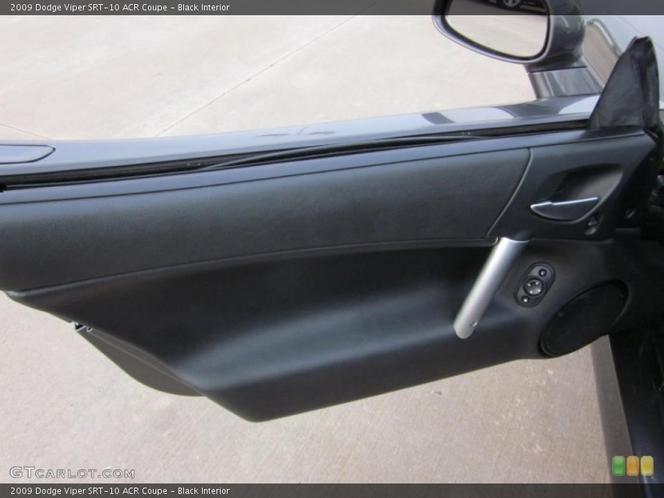 Black Interior Door Panel for the 2009 Dodge Viper SRT-10 ACR Coupe #42408228
