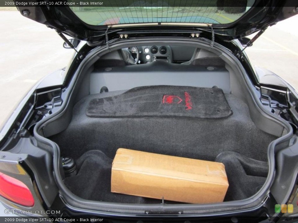 Black Interior Trunk for the 2009 Dodge Viper SRT-10 ACR Coupe #42408248