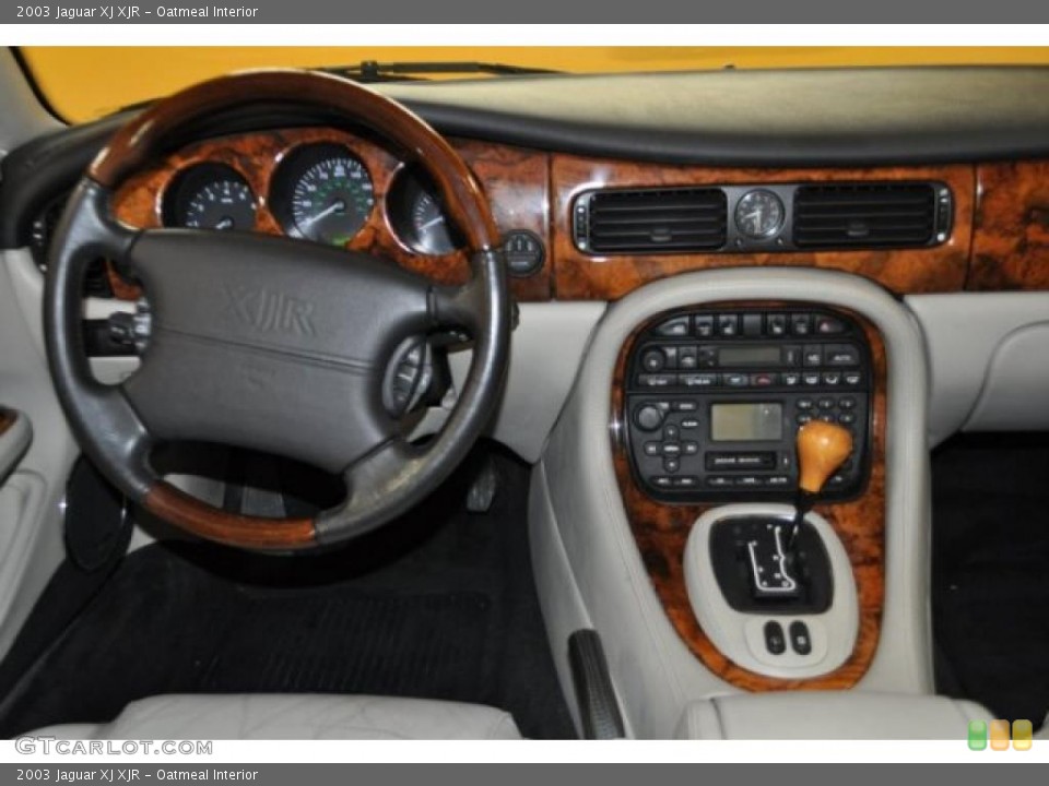 Oatmeal Interior Dashboard for the 2003 Jaguar XJ XJR #42409600