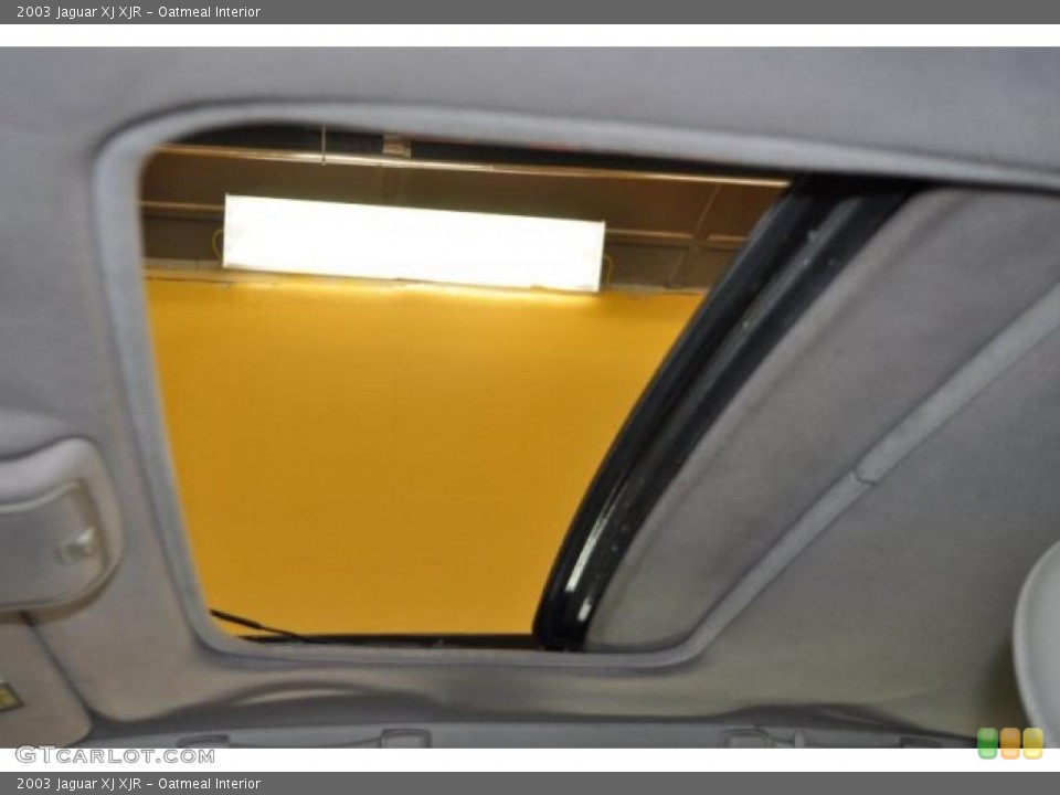 Oatmeal Interior Sunroof for the 2003 Jaguar XJ XJR #42409648