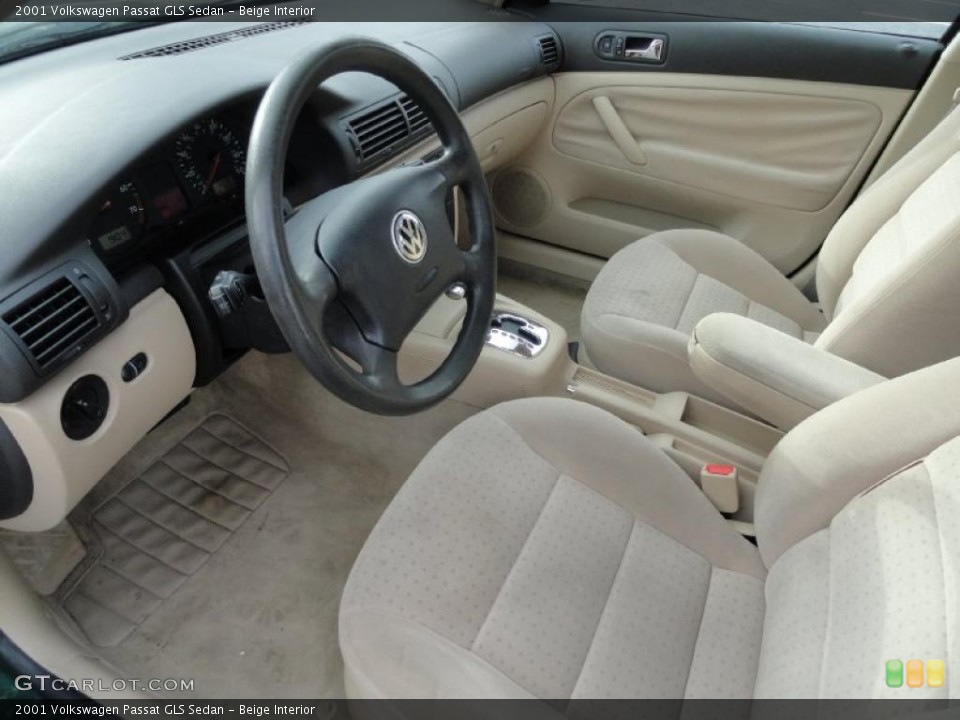 Beige Interior Photo for the 2001 Volkswagen Passat GLS Sedan #42413768