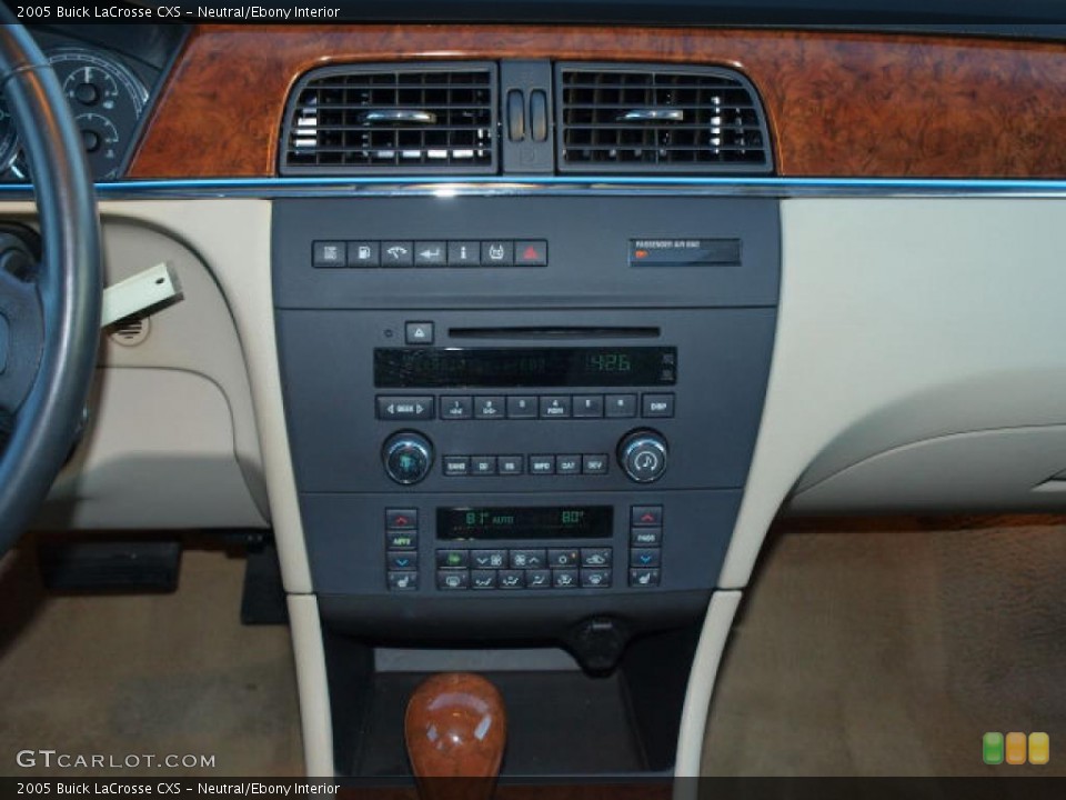 Neutral/Ebony Interior Controls for the 2005 Buick LaCrosse CXS #42414052
