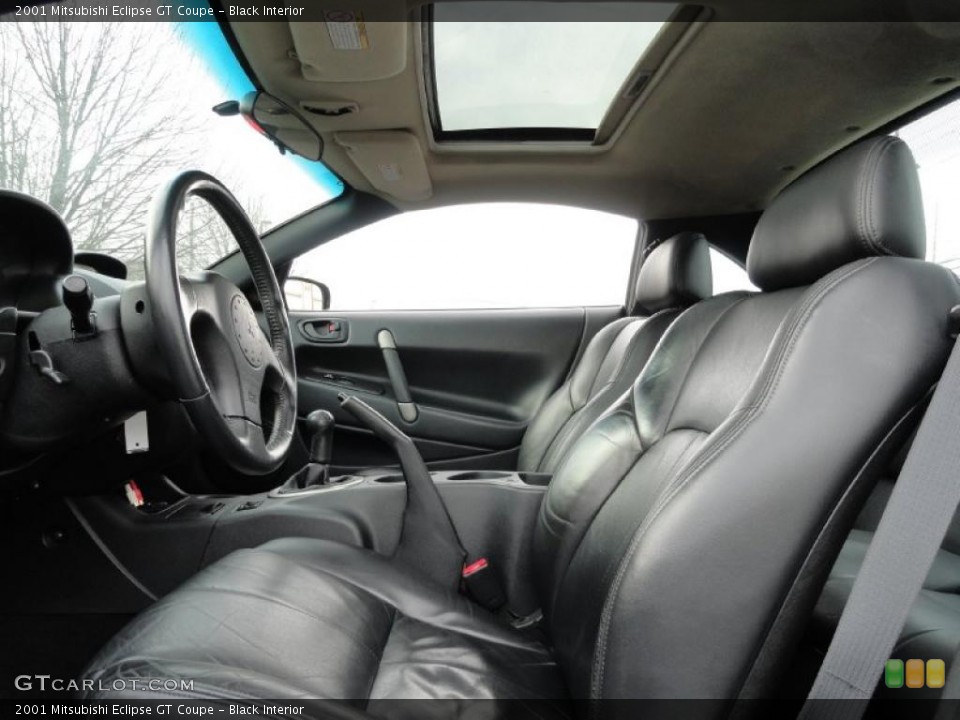 Black Interior Photo for the 2001 Mitsubishi Eclipse GT Coupe #42414336