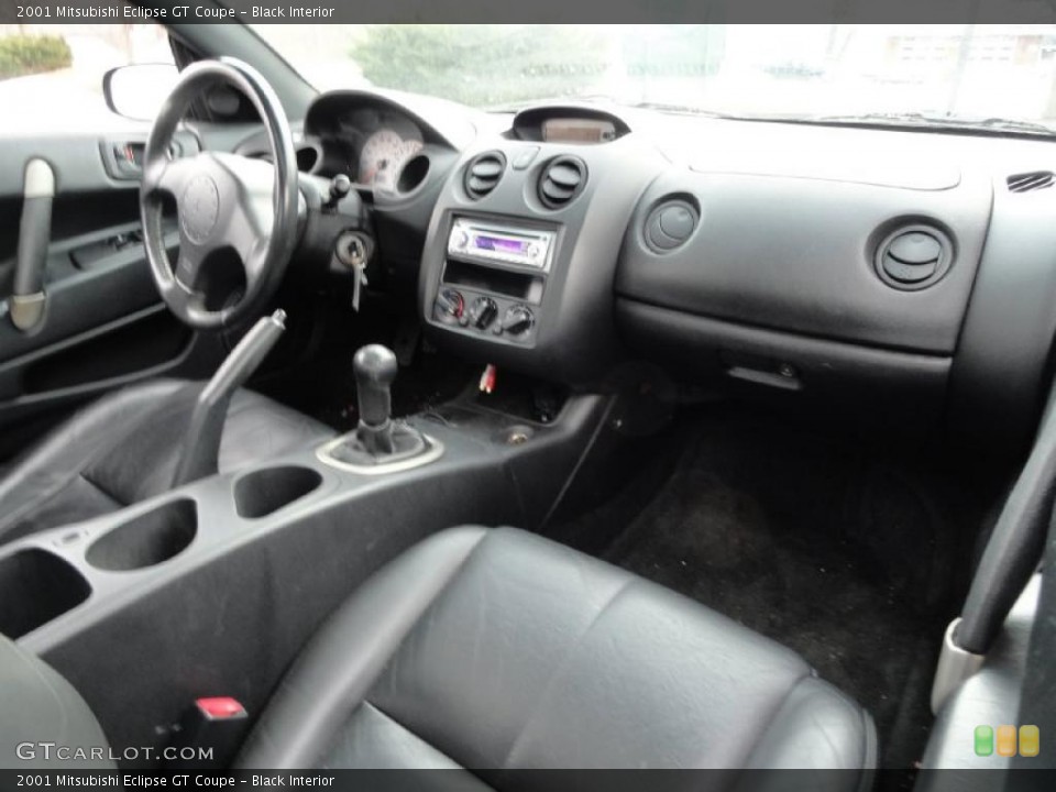 Black Interior Photo for the 2001 Mitsubishi Eclipse GT Coupe #42414366